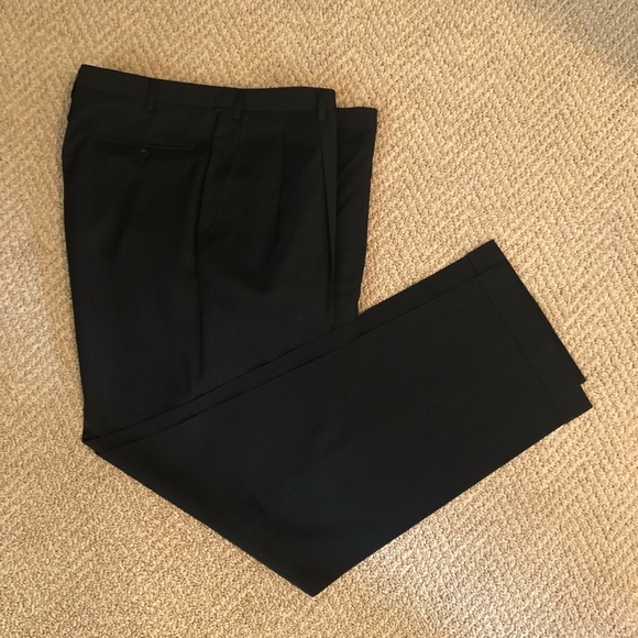 BRIONI Men’s Black Dress Slacks • Waist 36